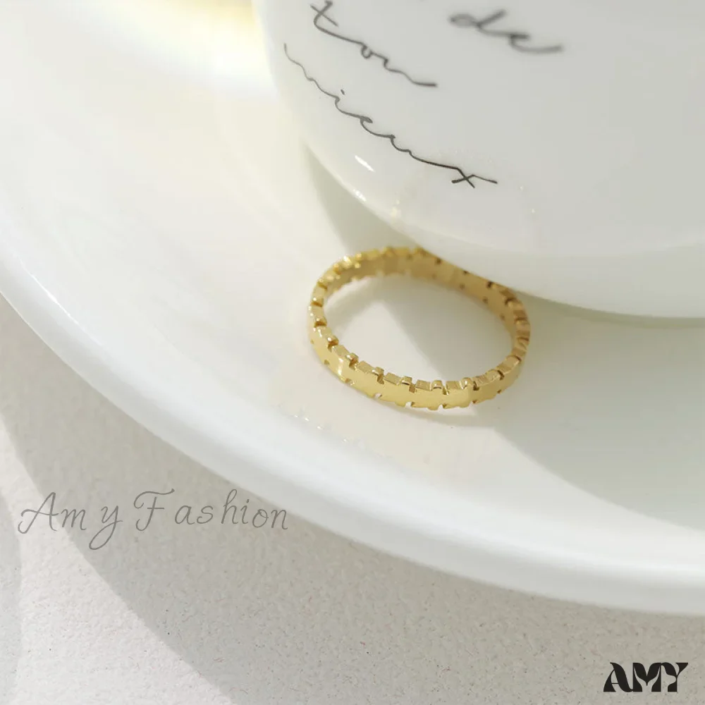 14K Gold Plated Simple Closed Rings - Image 4