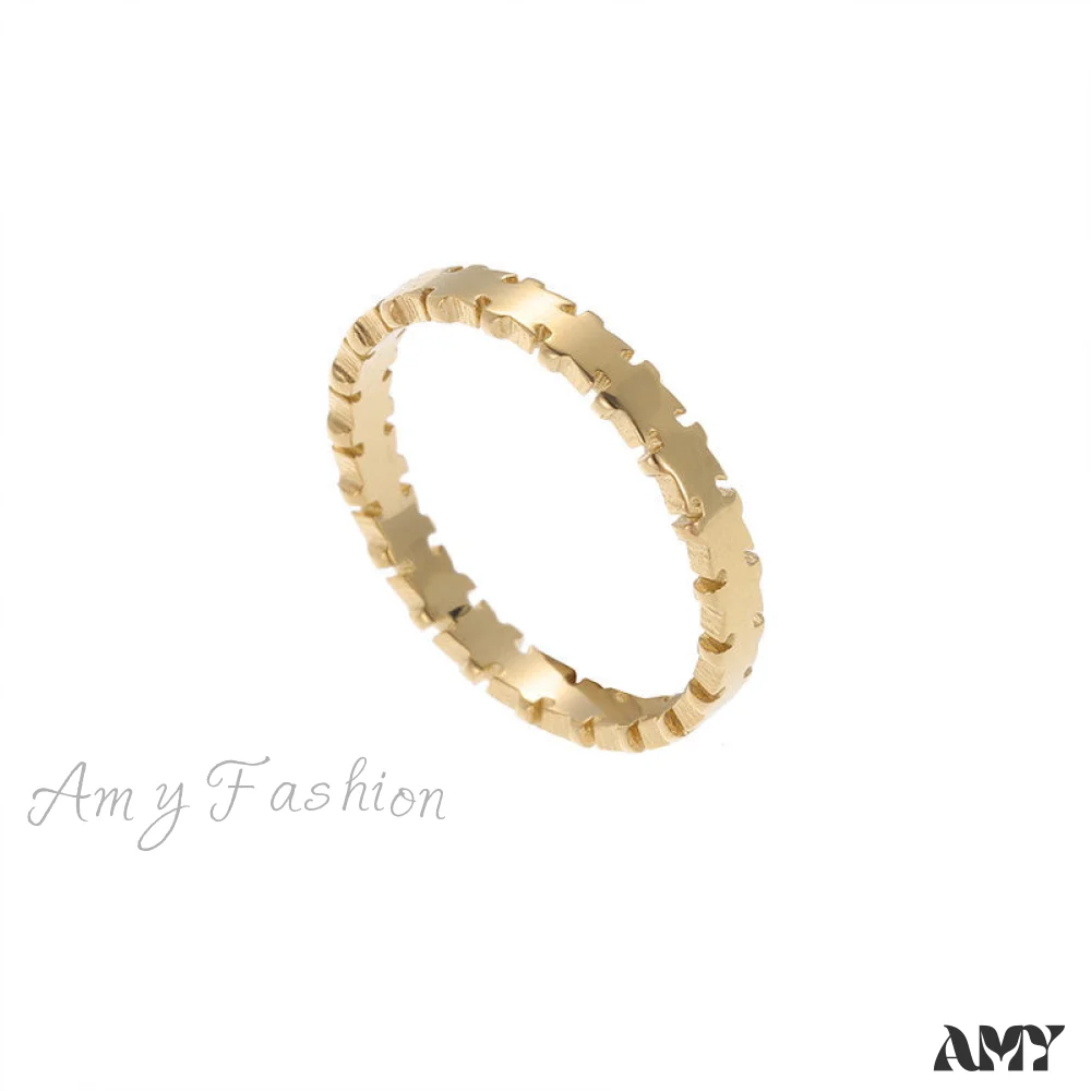 14K Gold Plated Simple Closed Rings - Image 5