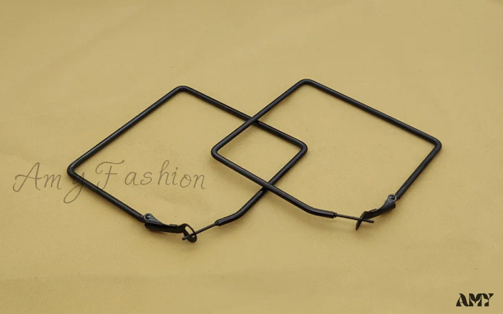 Amy Fashion - Stainless Steel Big Size Exaggerated Hoop Earrings - Image 8