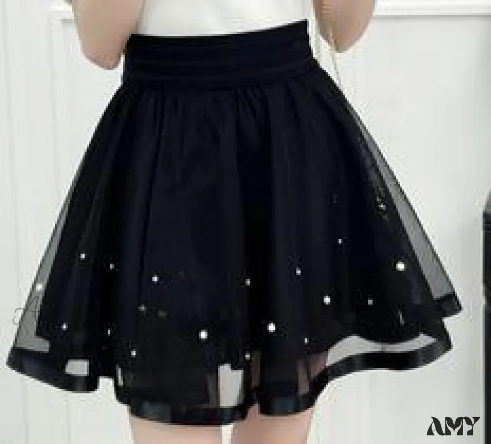 Amy Fashion - New Arrival Puff Mini Tutu Lace Tulle Skirt - Image 2