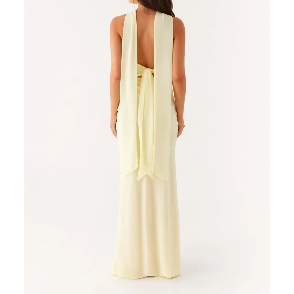 3D Flower Off Shoulder Mermaid Vacation Dress - Image 4