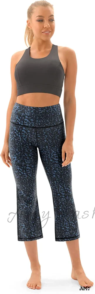 Amy Fashion - Bootcut High Waist Workout Bootleg Yoga Pants - Image 20