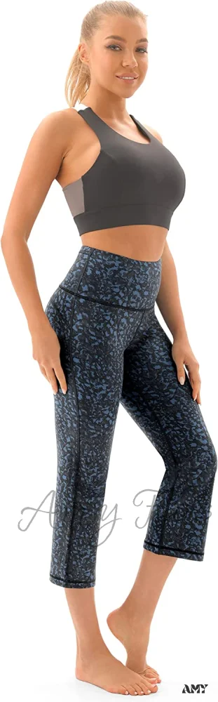 Amy Fashion - Bootcut High Waist Workout Bootleg Yoga Pants - Image 21