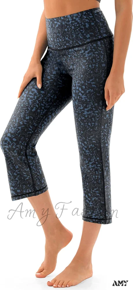Amy Fashion - Bootcut High Waist Workout Bootleg Yoga Pants - Image 37