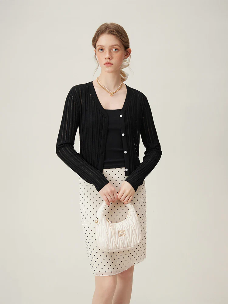 Airy Casual Knit Summer Jacket Cardigan - Image 2