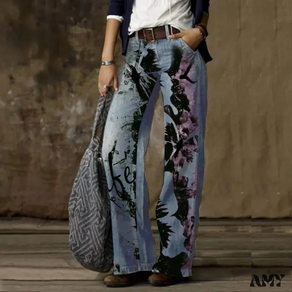 Amy Fashion - Vintage Style Loose Wide Leg Harajuku Streetwear Straight Denim Fashionable Jean - Image 11