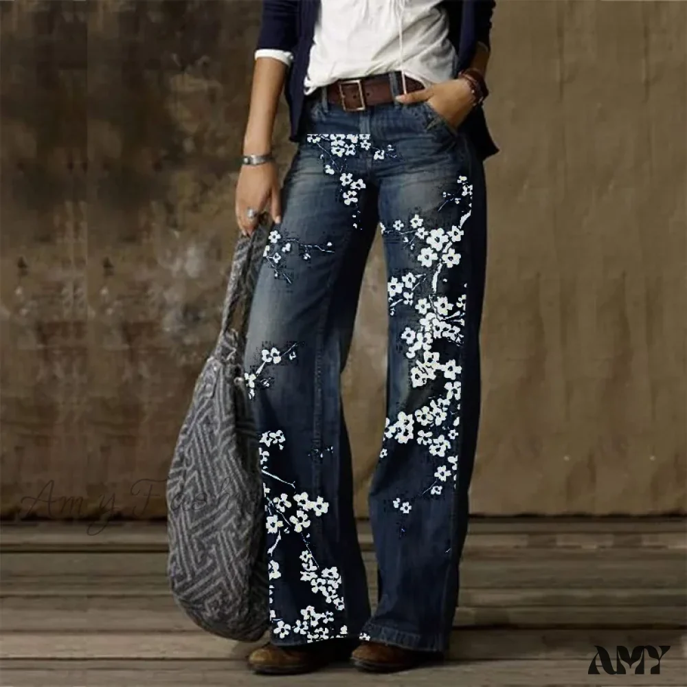 Amy Fashion - Vintage Style Loose Wide Leg Harajuku Streetwear Straight Denim Fashionable Jean - Image 12