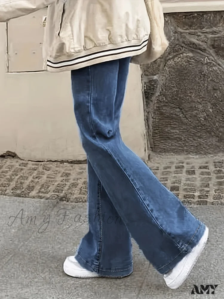 Amy Fashion - Women's Blue High-Stretch Skinny with Fit - Stylish and Comfortable Denim Jean - Image 4