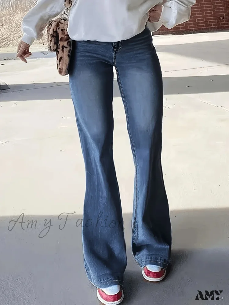 Amy Fashion - Women's Blue High-Stretch Skinny with Fit - Stylish and Comfortable Denim Jean - Image 5
