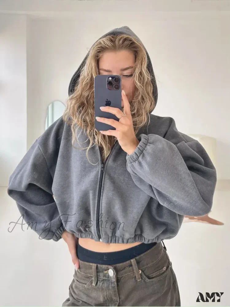 Autumn Y2K Retro Gothic Oversized Darkly Cozy Comfortable Hoodies - Image 4