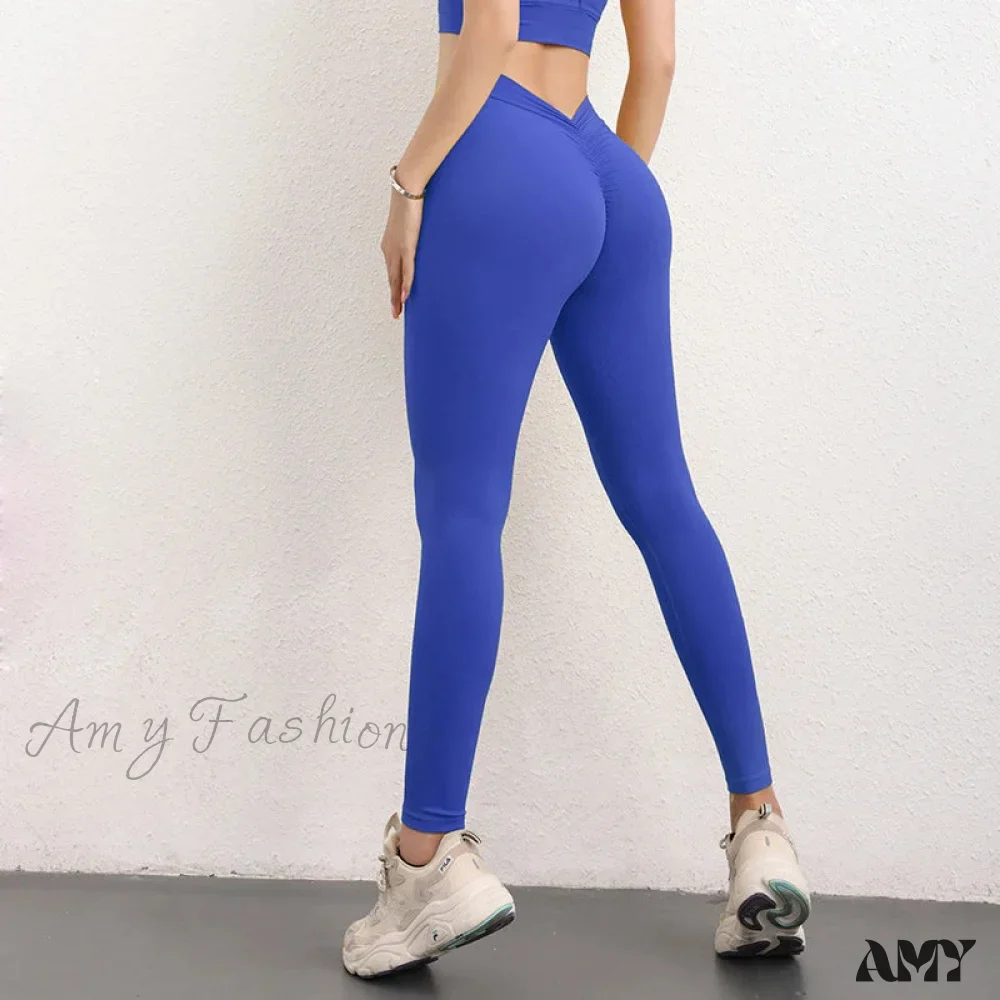 Back V Butt Yoga Pant Fitness Workout Gym Running Scrunch High Waist Active Wear Tight Leggings - Image 20