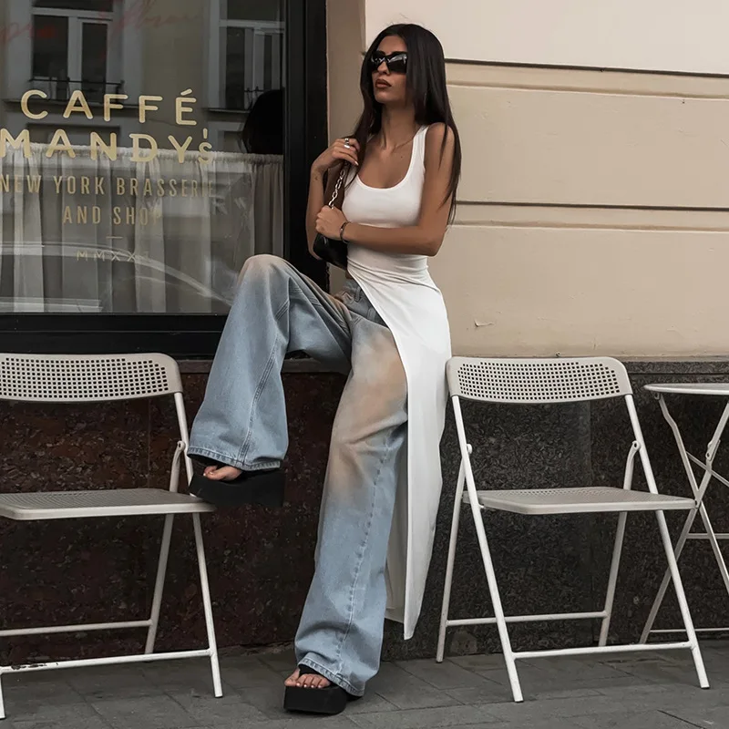 Backless Suspender Slim Crop Top - Image 3