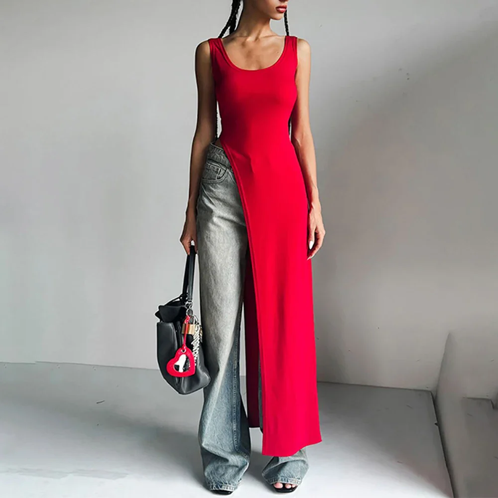 Backless Suspender Slim Crop Top - Image 6