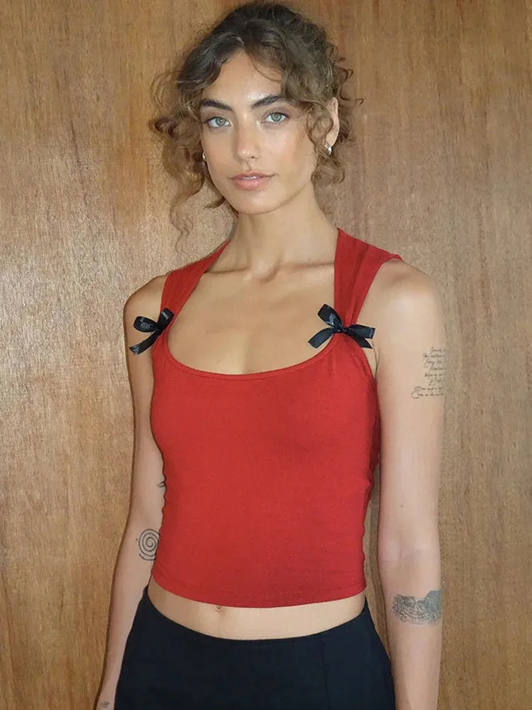 Basic Camisole Knit Top - Image 3