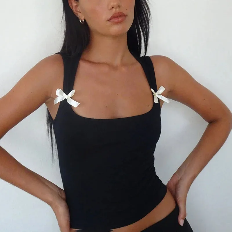 Basic Camisole Knit Top - Image 5