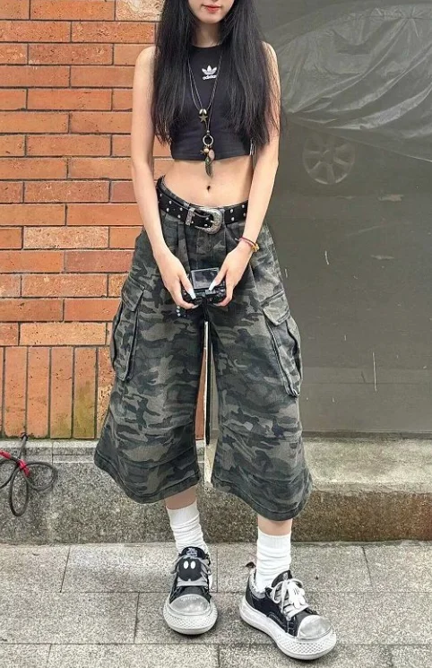 Camouflage Straight Calf Pant - Image 2
