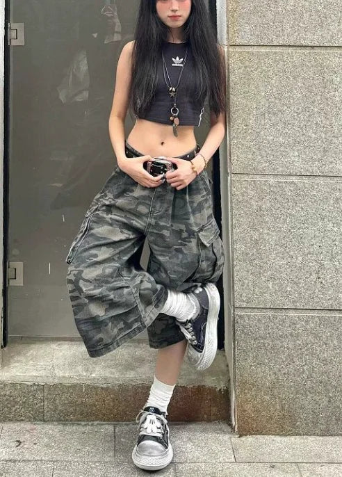 Camouflage Straight Calf Pant - Image 3