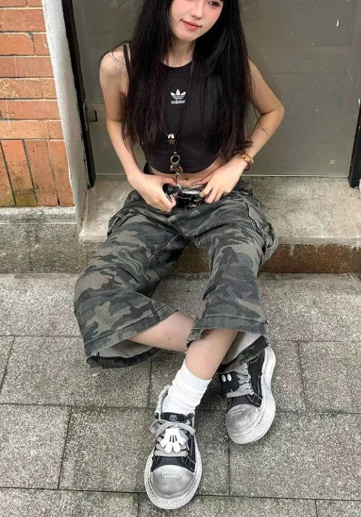 Camouflage Straight Calf Pant - Image 5