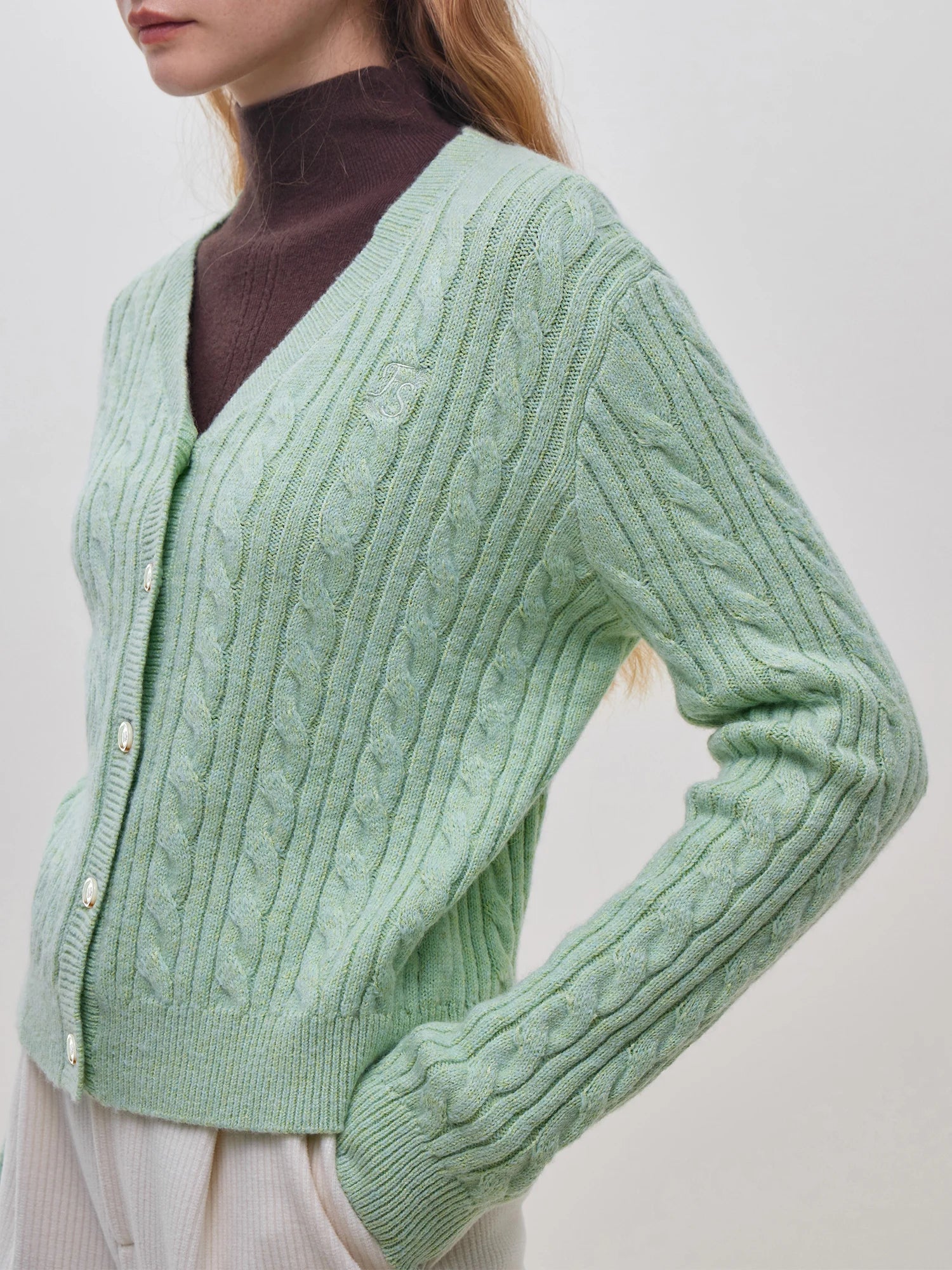 Casual Loose Base Knit Winter Cardigan - Image 2