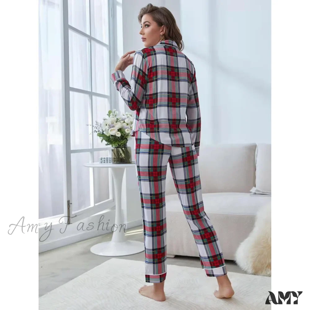 Christmas Long Sleeve Shirt Pajama Nightwear Suit - Image 4