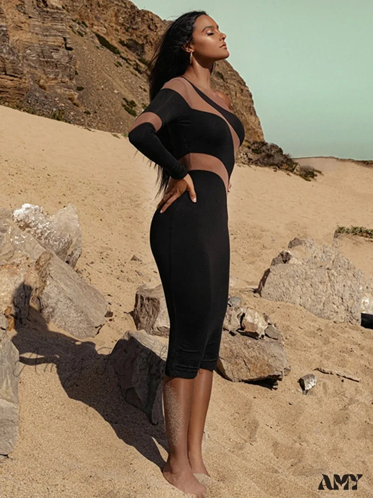 Amy Fashion - Party Club Elegant Streetwear Sexy Slim Dress - Image 6