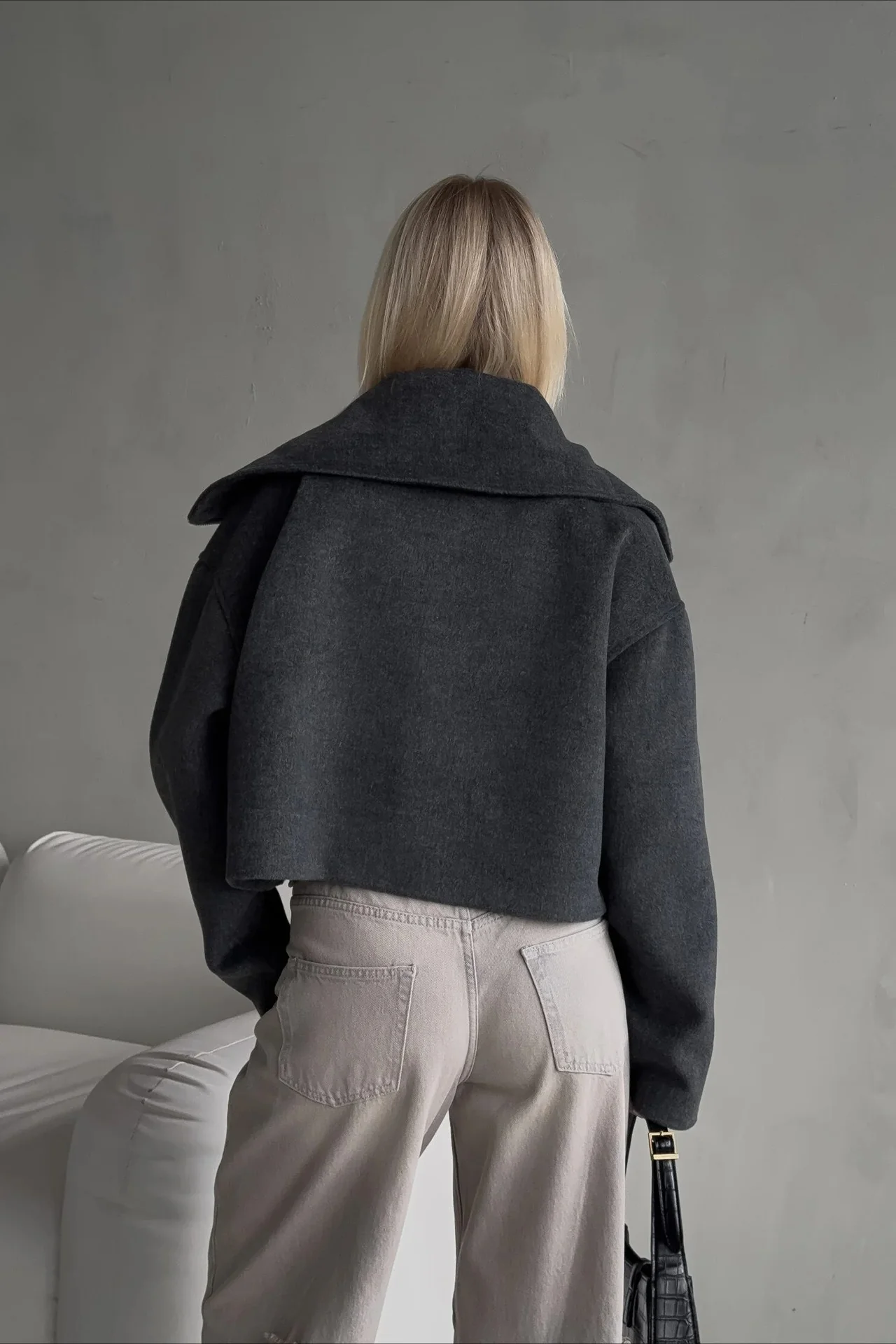 Collared Loose Casual Jacket - Image 12