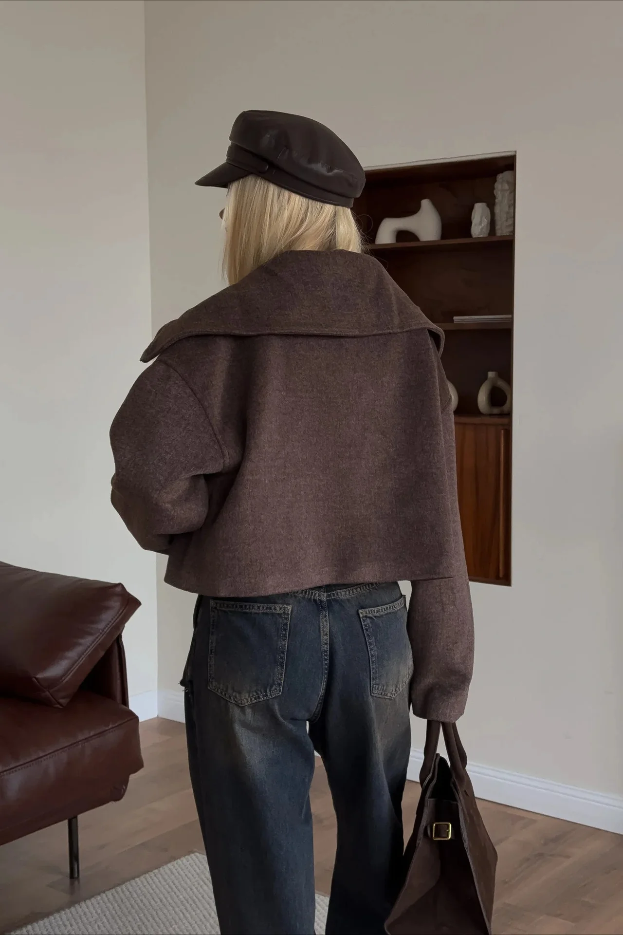 Collared Loose Casual Jacket - Image 4