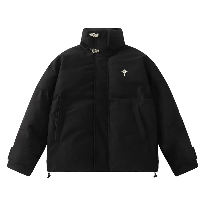 Stand-Up Collar Oversized Puffer Jacket - Image 12