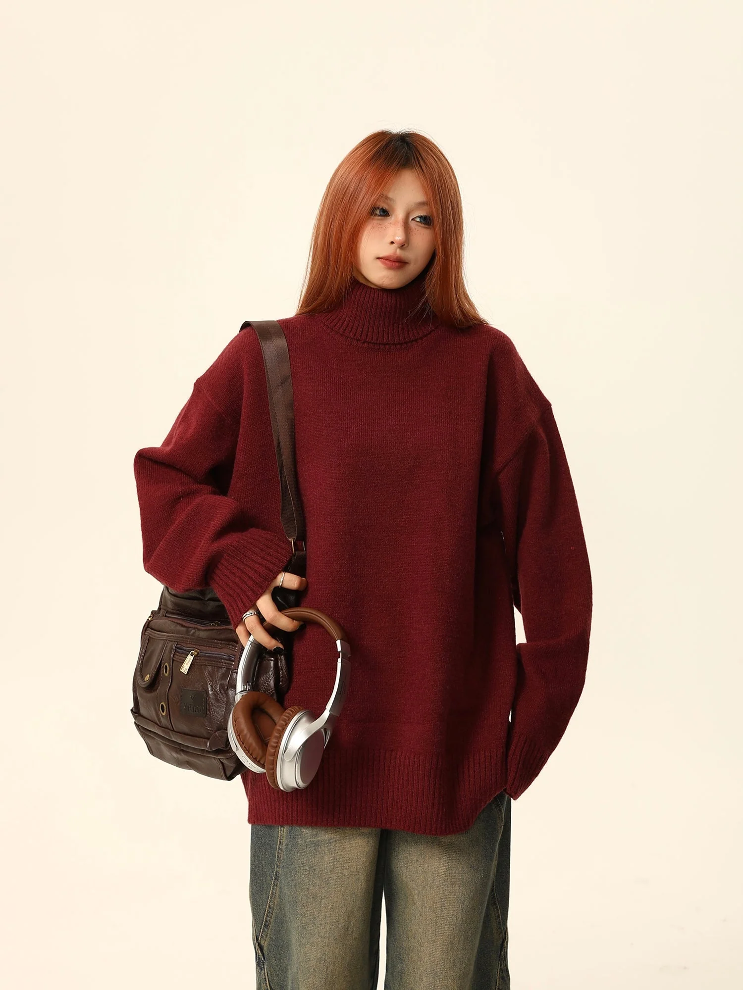 Turtleneck Boyfriend Sweater - Image 10