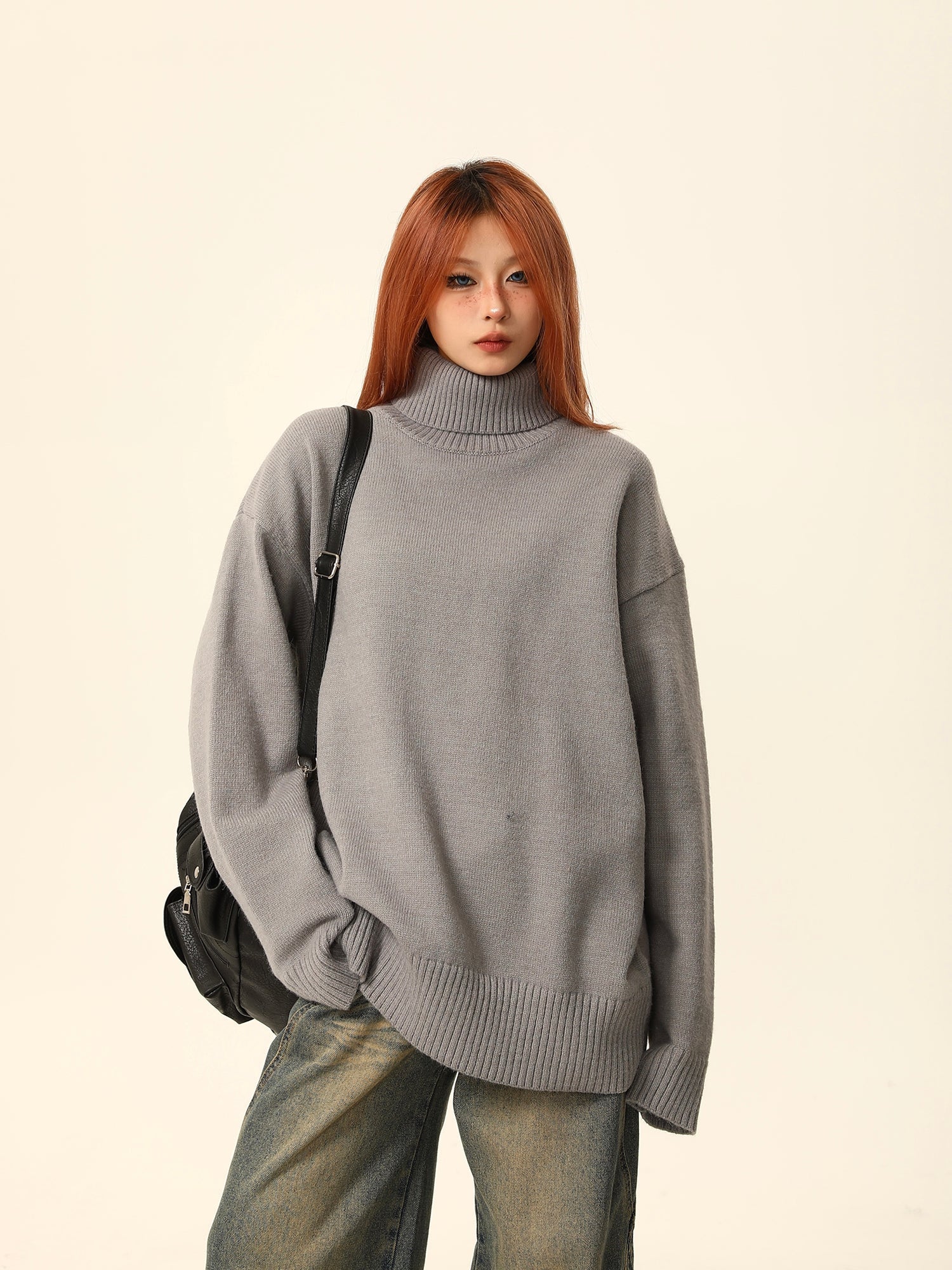 Turtleneck Boyfriend Sweater - Image 12