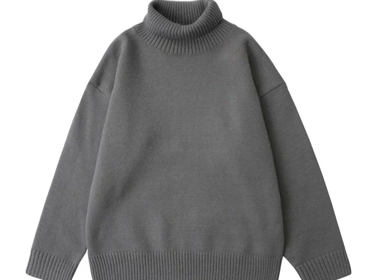 Turtleneck Boyfriend Sweater - Image 15