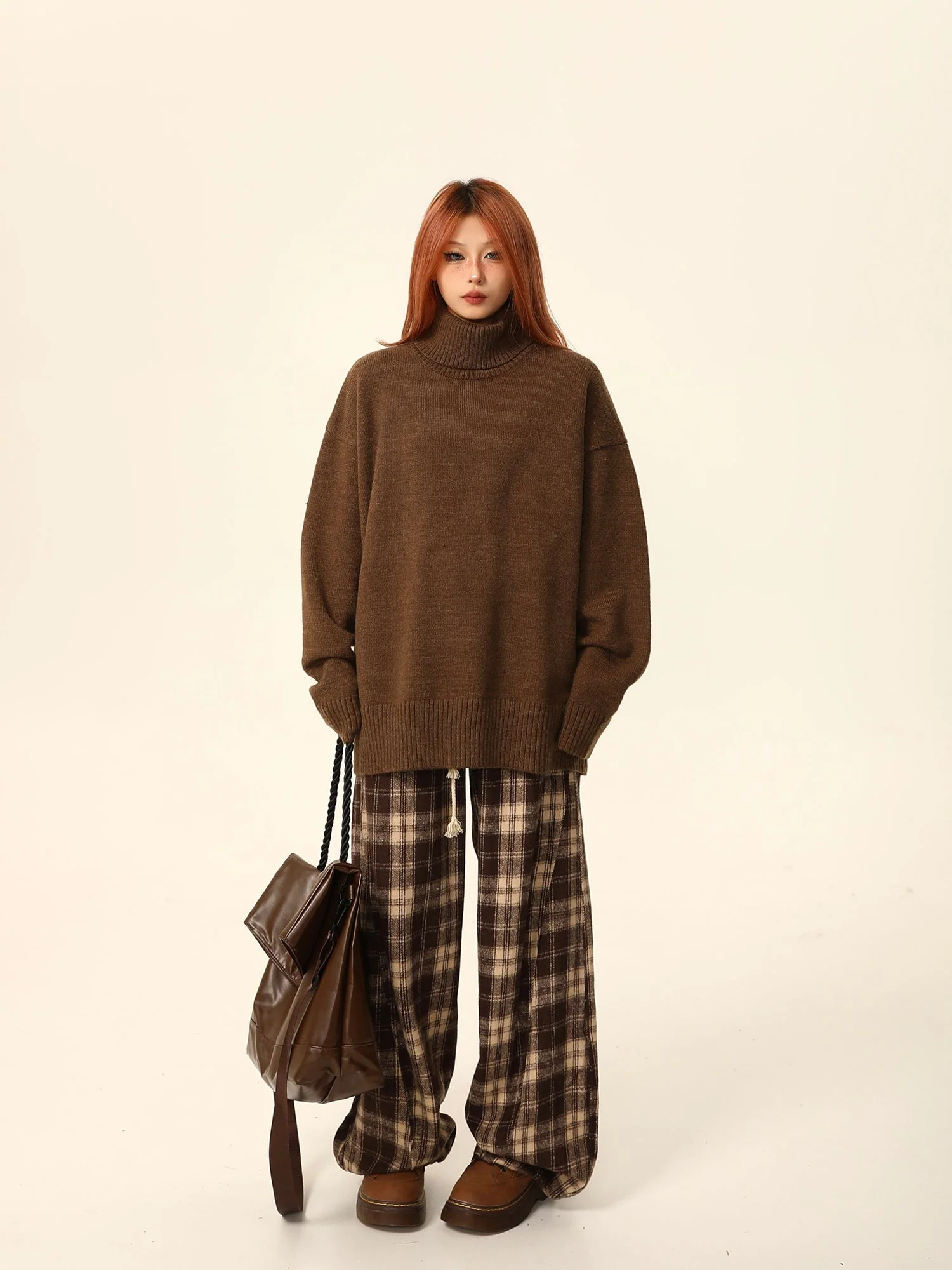 Turtleneck Boyfriend Sweater - Image 2
