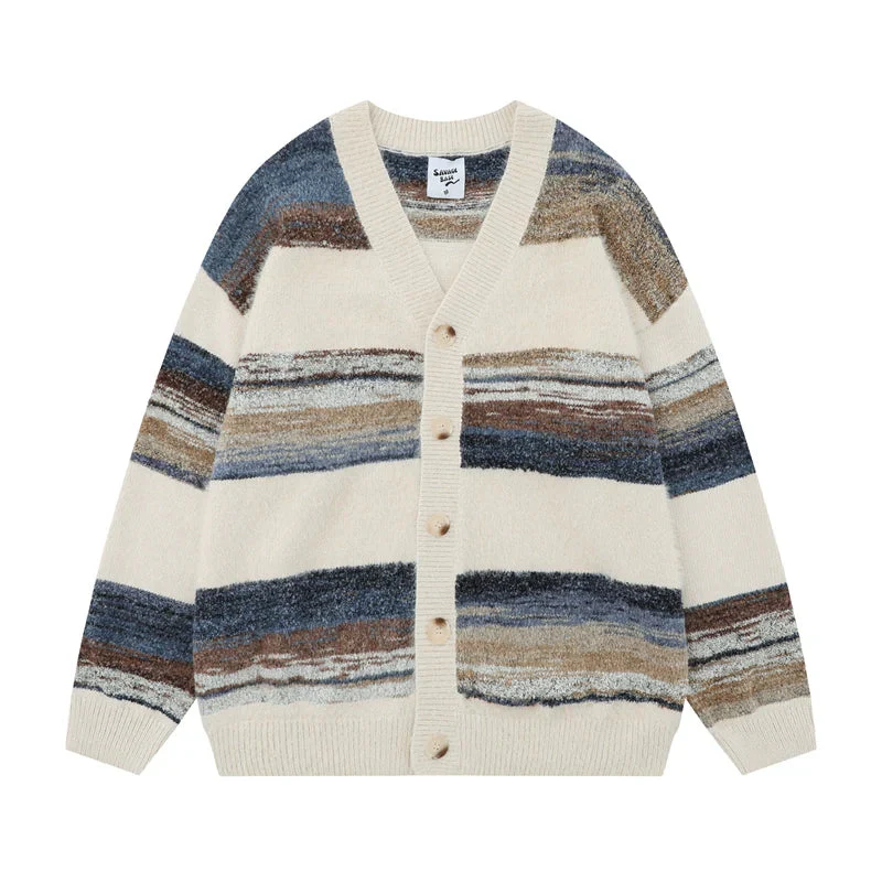 Striped Mohair Cardigan - Image 7