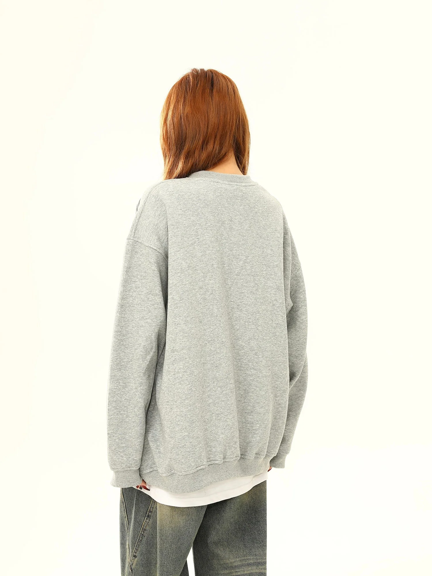 Side Zip Detail Sweatshirt - Image 5