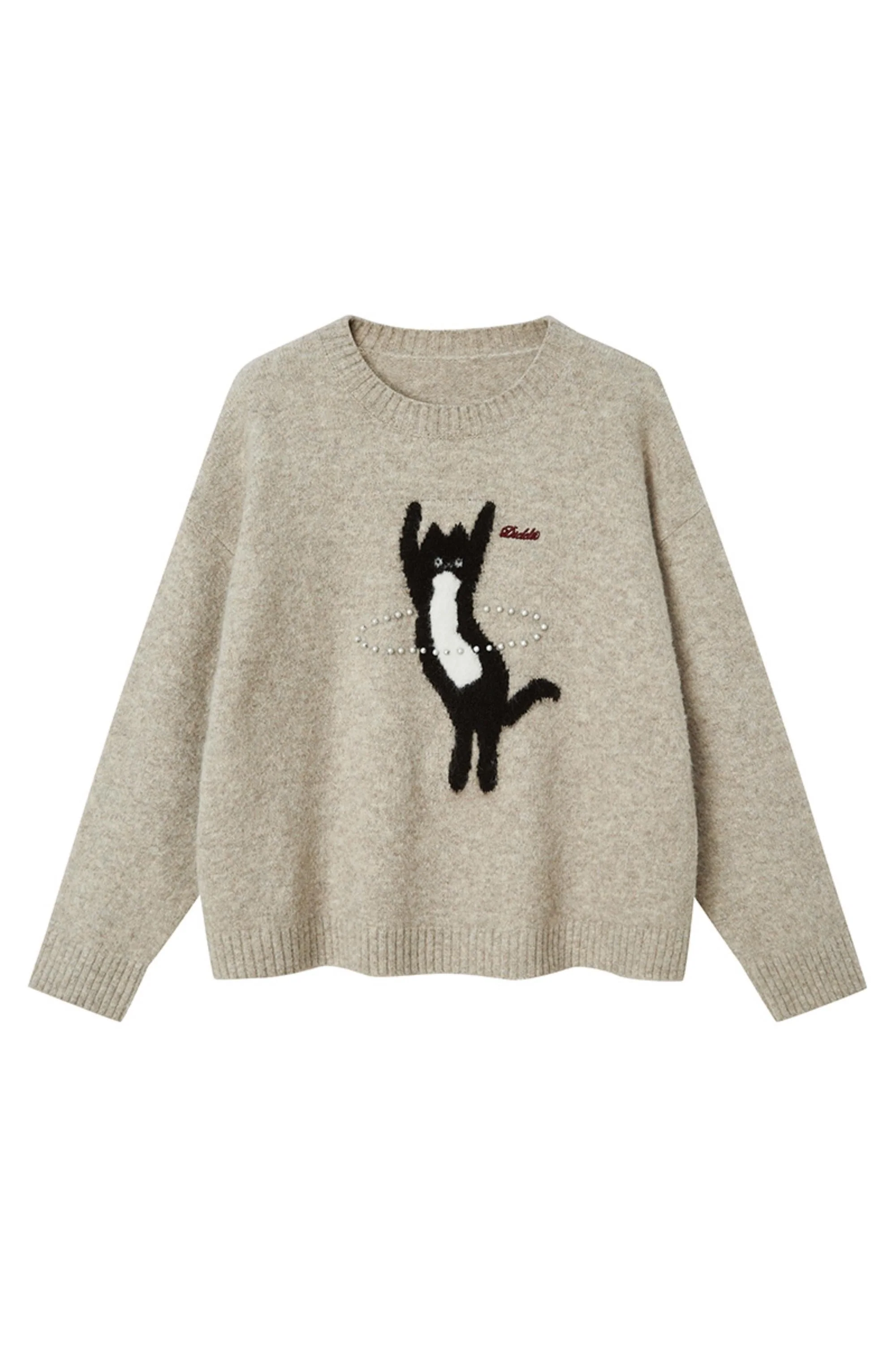 Dancing Cat Knitted Sweater - Image 18