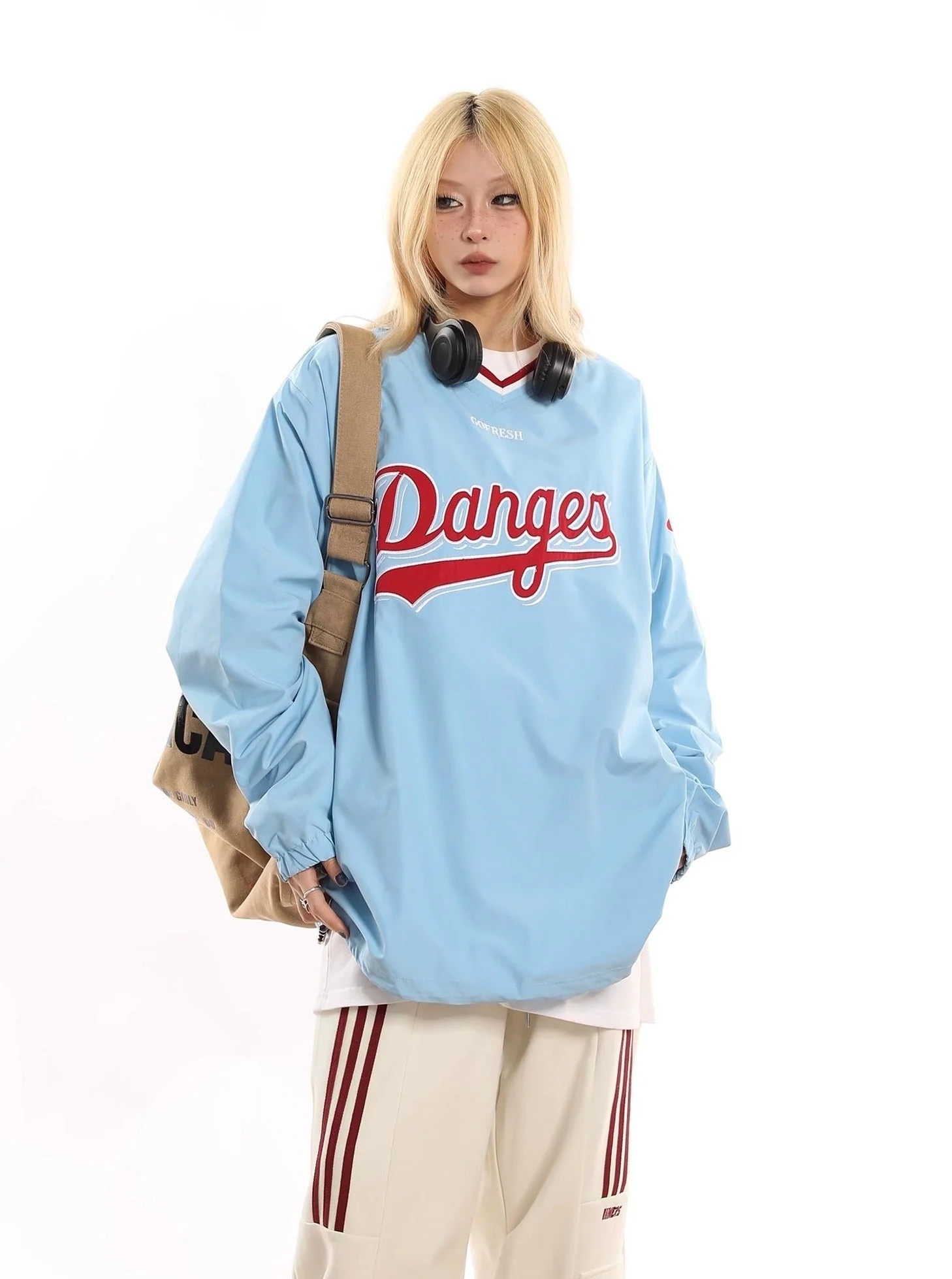 Danges Baseball Pullover Sweatshirt - Image 3