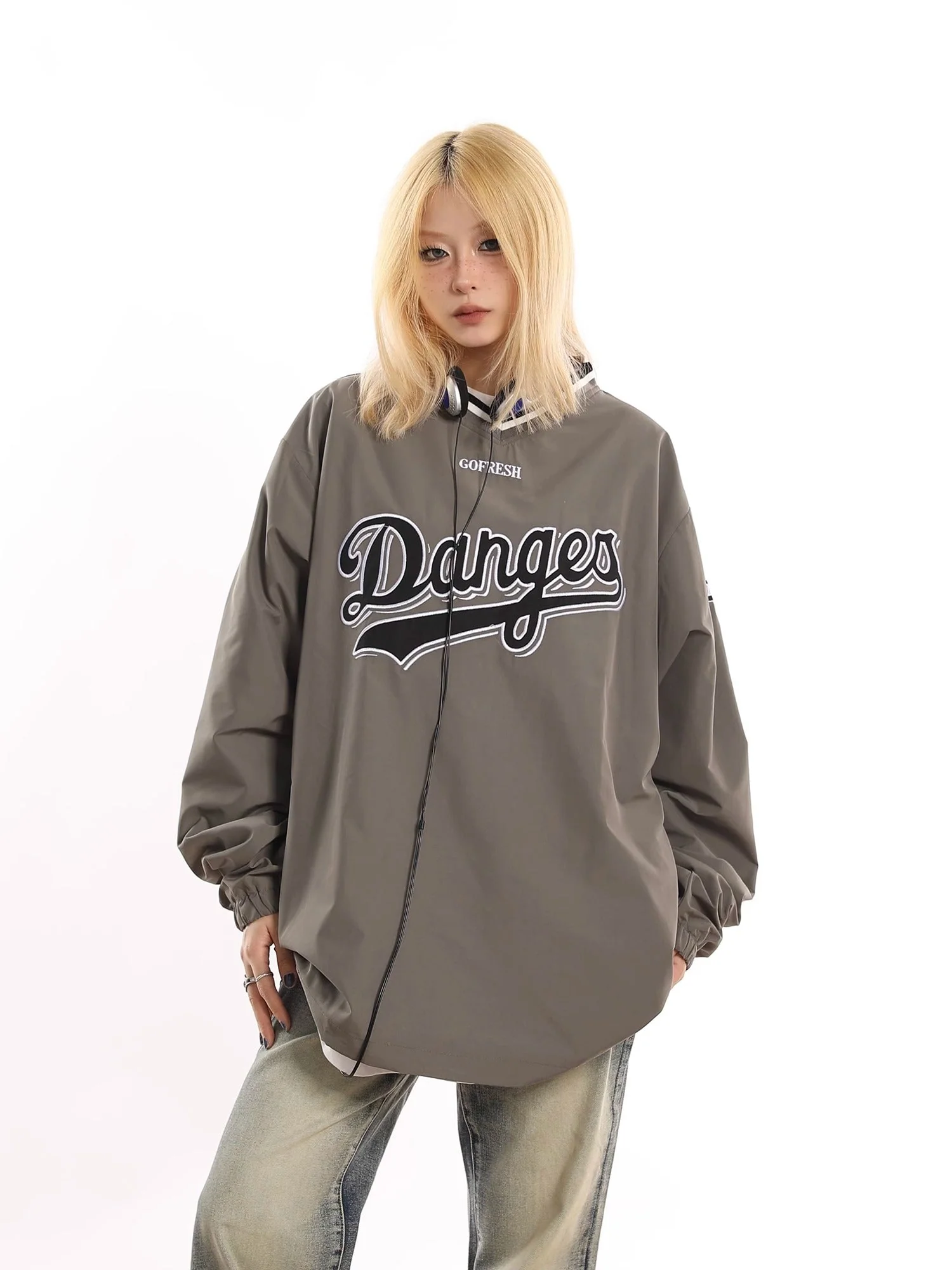 Danges Baseball Pullover Sweatshirt - Image 8