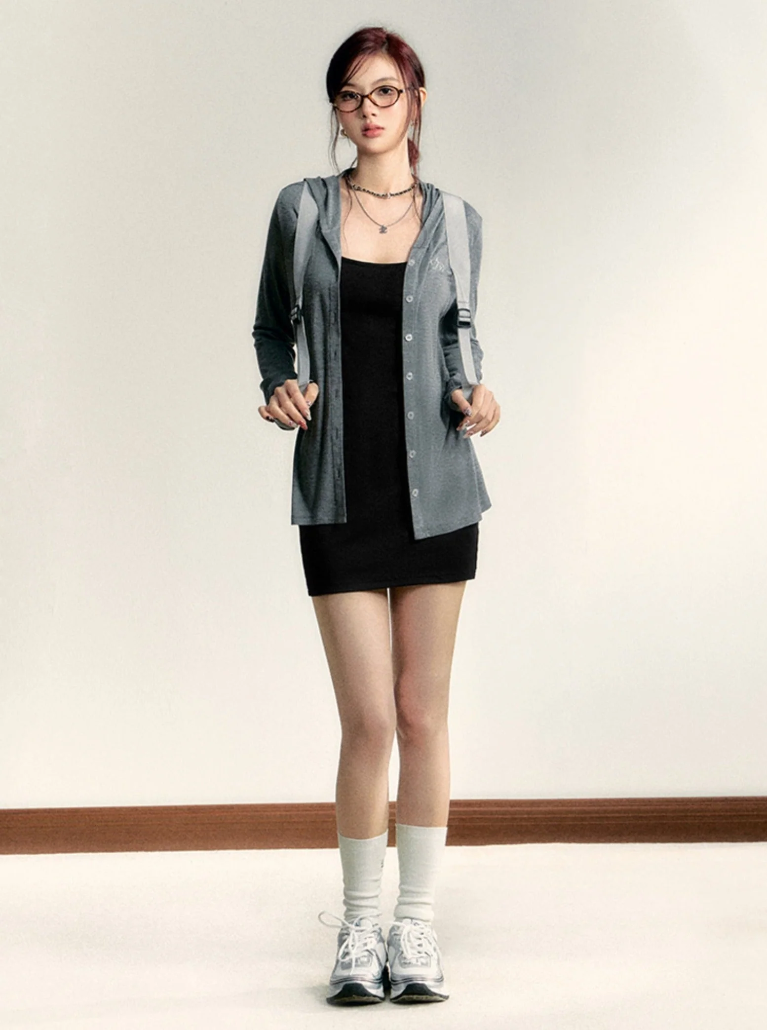 Fitted Spaghetti Strap Mini Dress - Soft Jersey Bodycon Tank Dress - Image 3