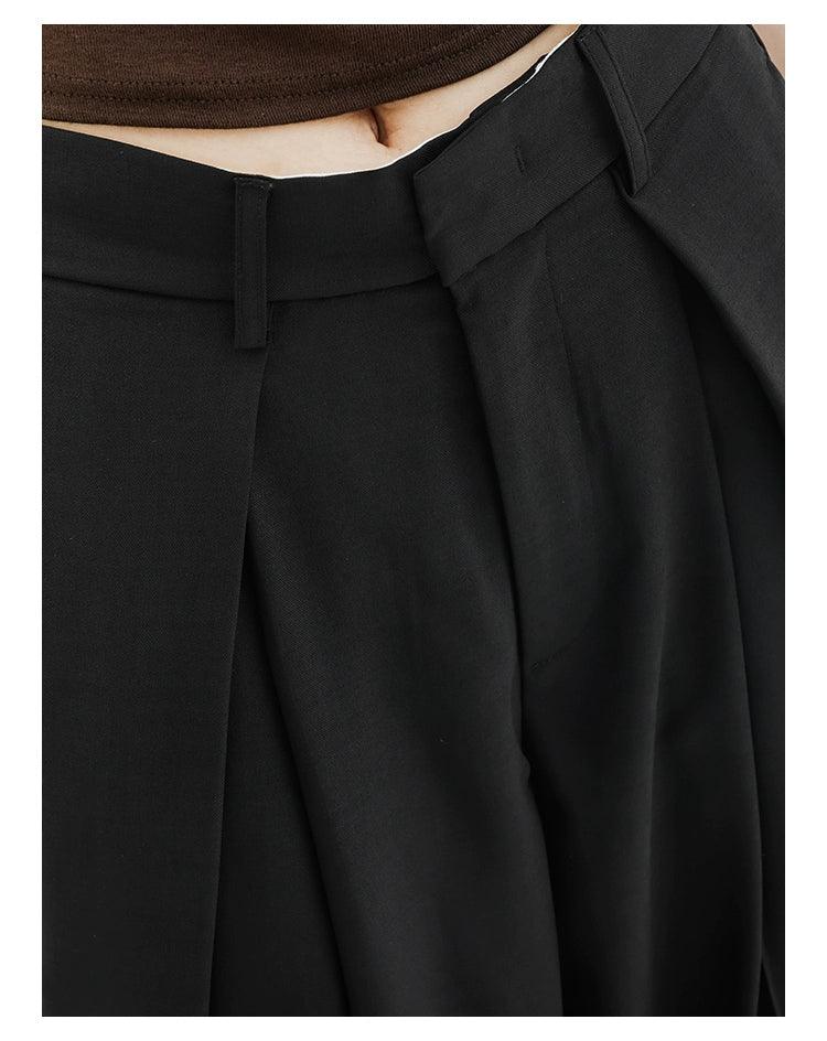 Dramatic Noir Wide-Leg Palazzo Pants - Image 14