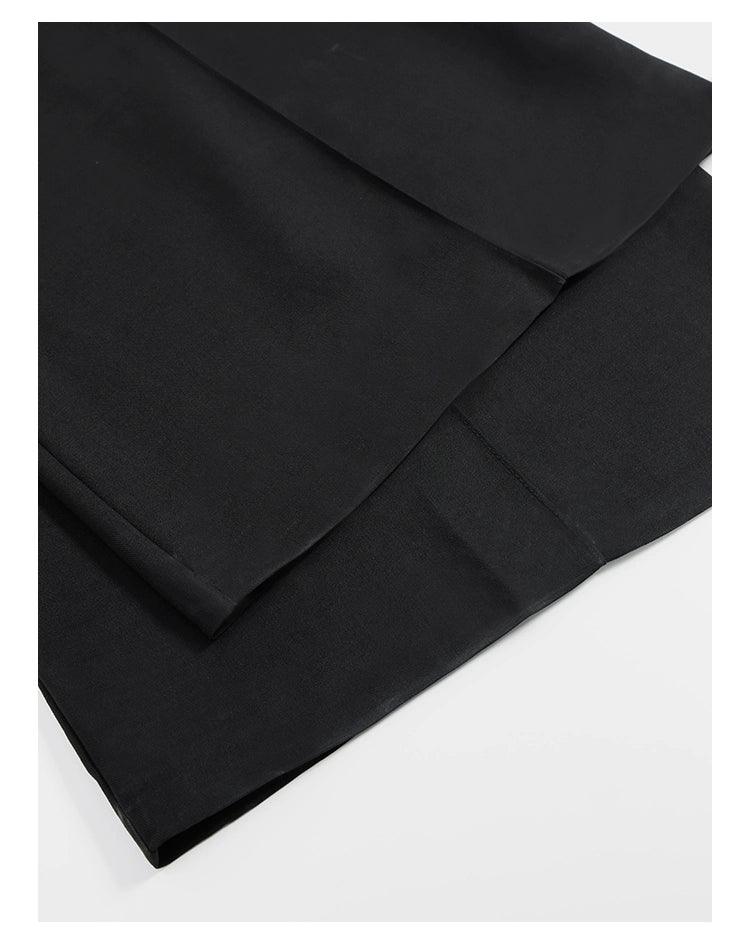 Dramatic Noir Wide-Leg Palazzo Pants - Image 19