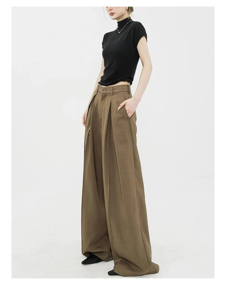 Dramatic Noir Wide-Leg Palazzo Pants - Image 21