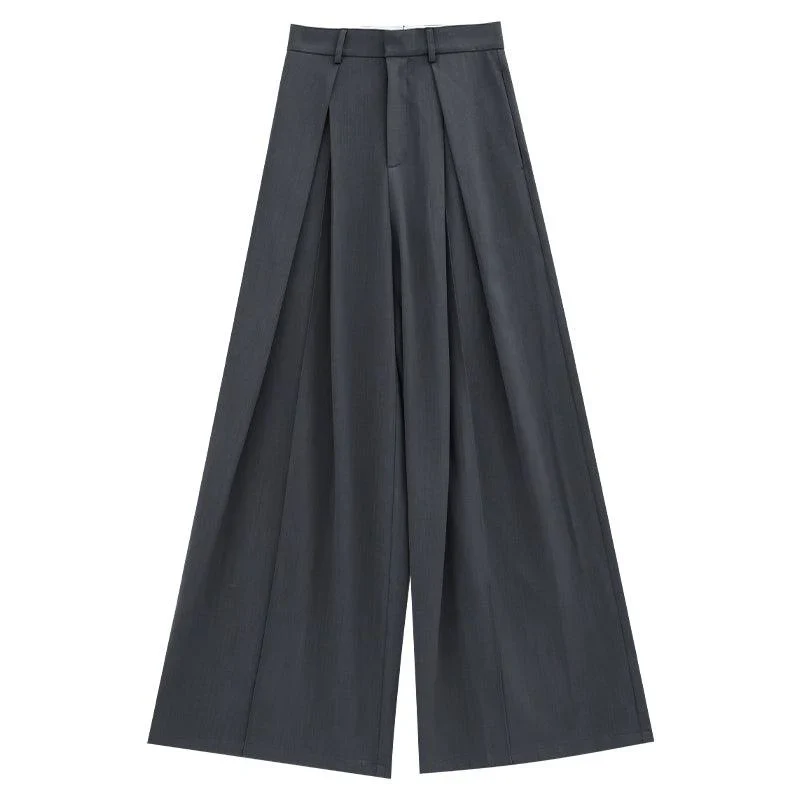 Dramatic Noir Wide-Leg Palazzo Pants - Image 32