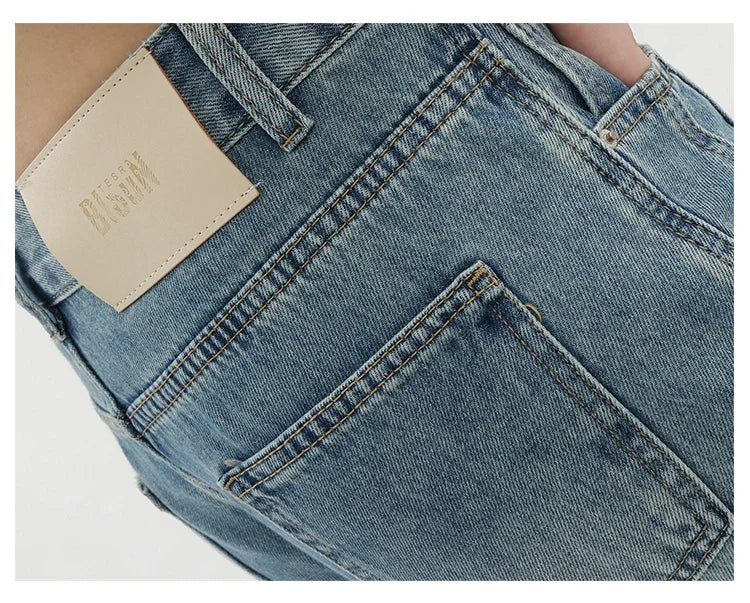 Vintage Distressed And Dirt-Dyed Patchwork Wide-Leg Jeans - Image 60