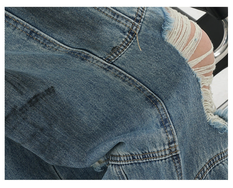 Vintage Distressed And Dirt-Dyed Patchwork Wide-Leg Jeans - Image 61