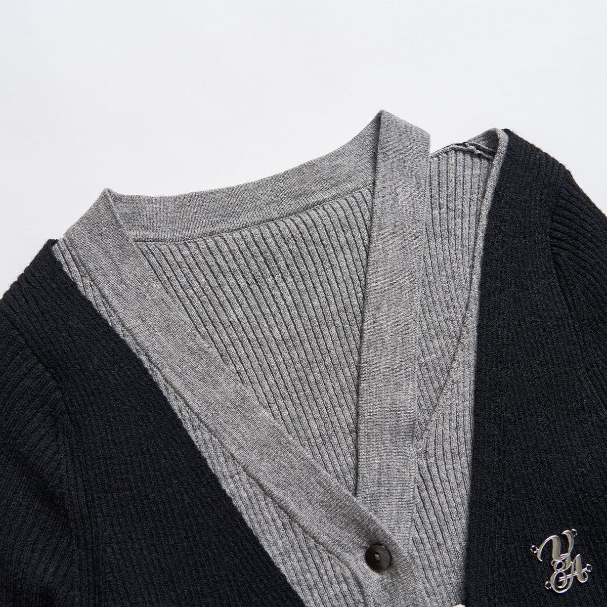 Elegant Black Knit Long Cardigan With Hollow Out Design - Image 6