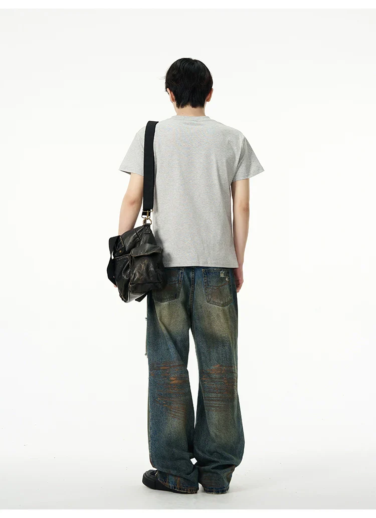 Distressed Baggy Ripped Denim Jeans - Image 16