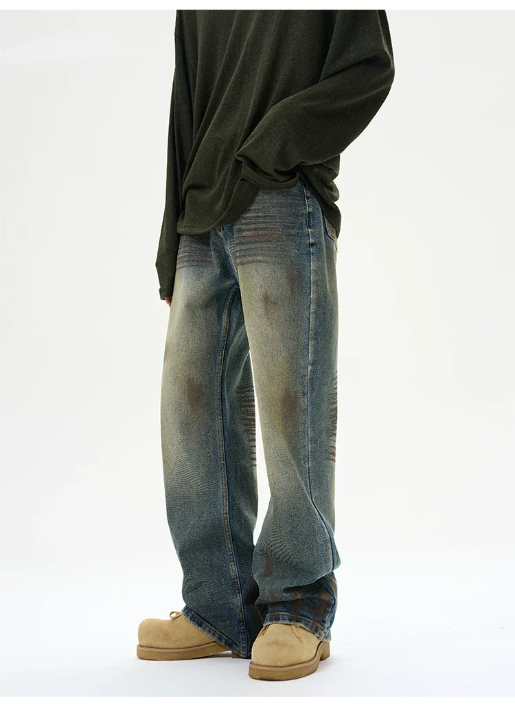Distressed Baggy Ripped Denim Jeans - Image 5