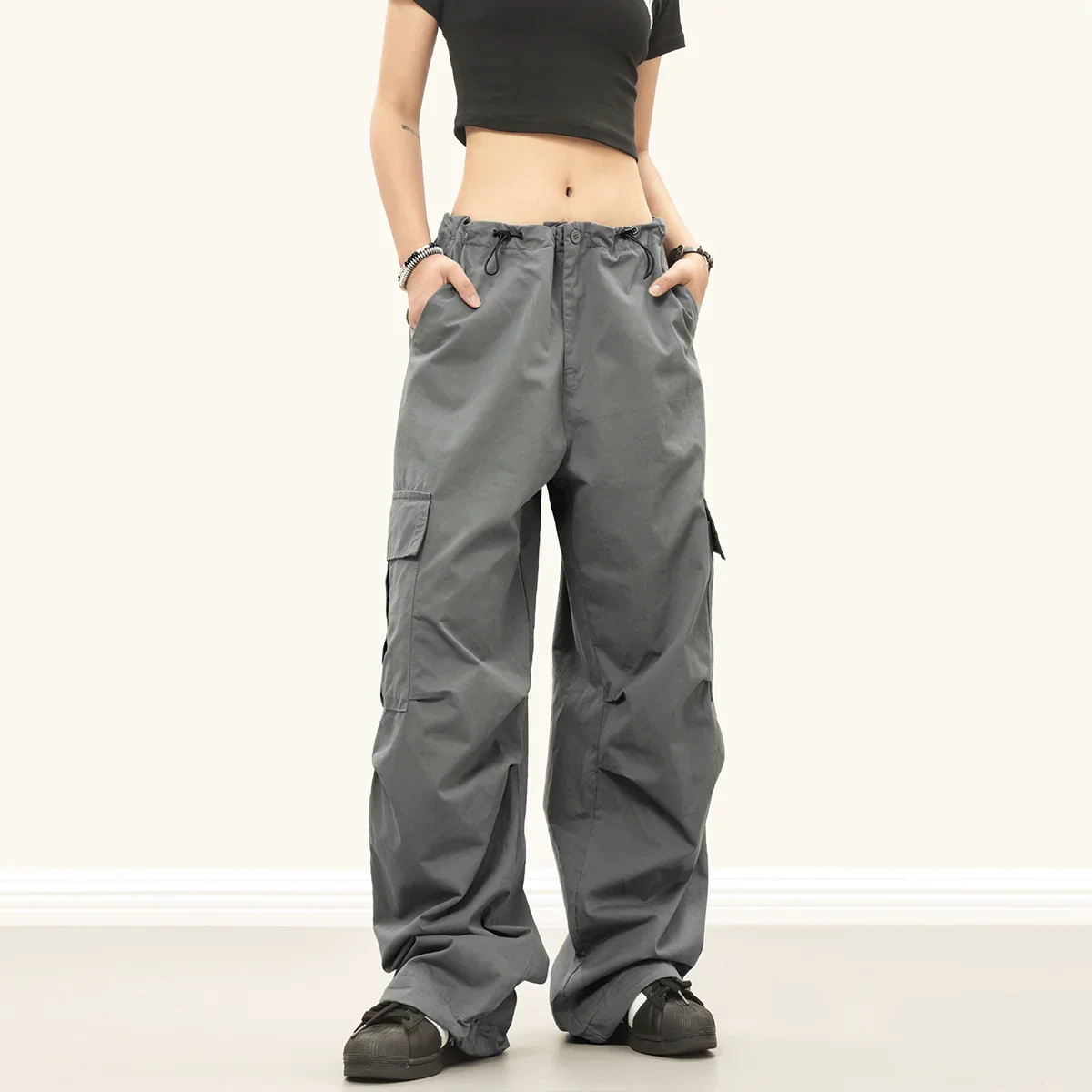 Downtown Ready Baggy Cargos - Image 10