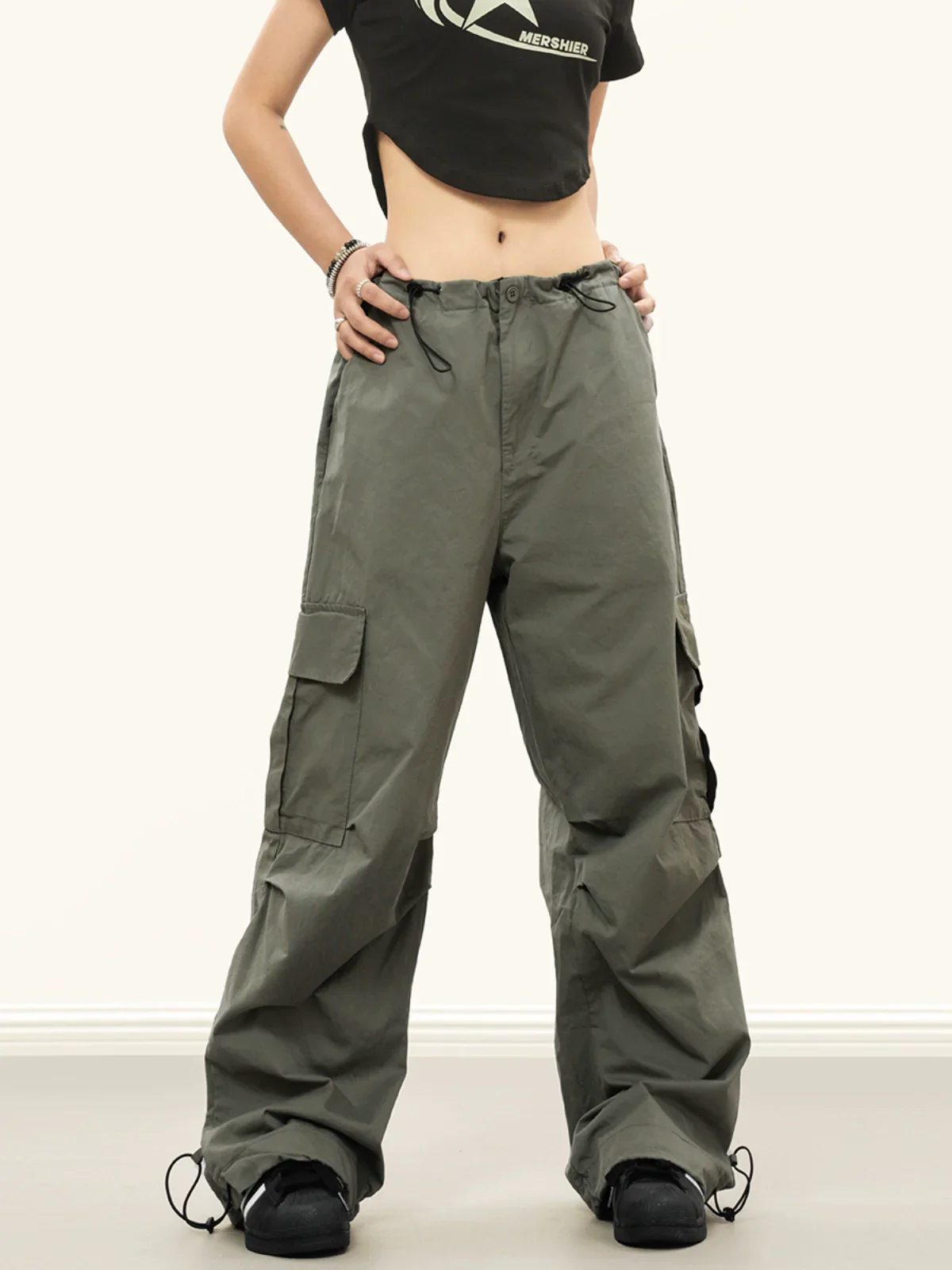 Downtown Ready Baggy Cargos - Image 7