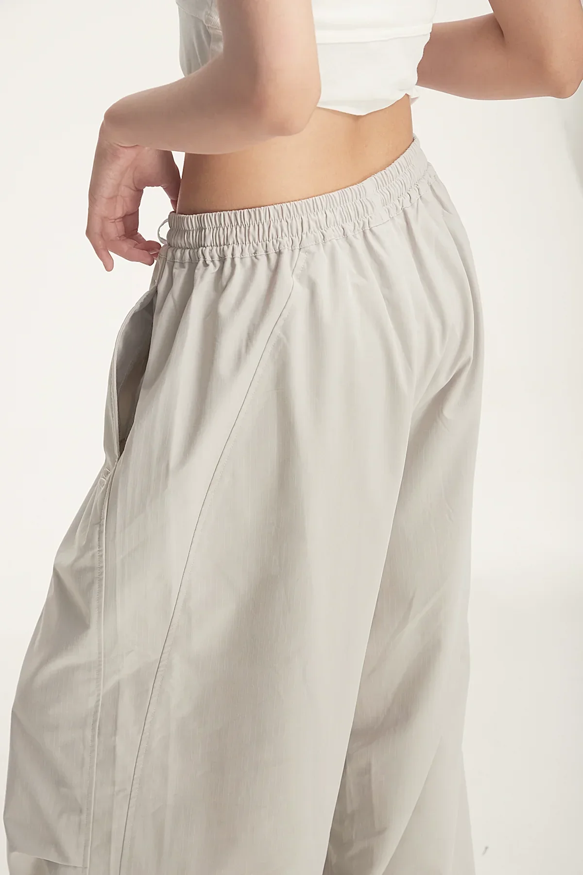 Balloon Drawstring Palazzo Pants - Image 9